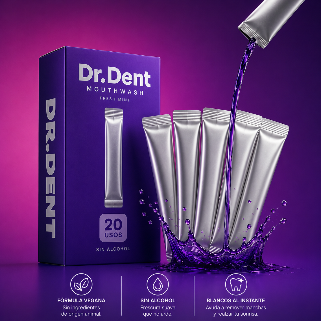 Dr.Dent | Sachets bucales blanqueamiento dental
