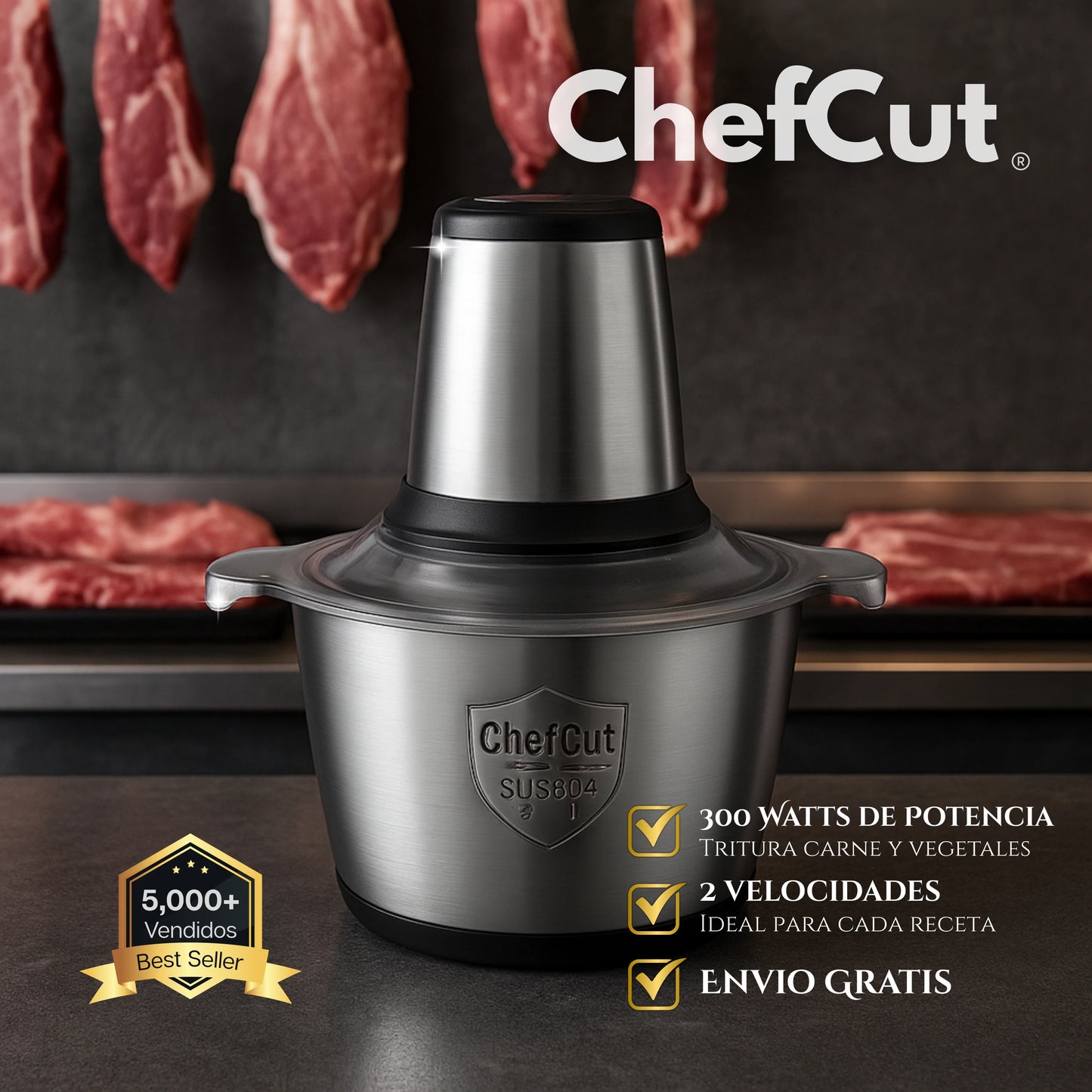 ChefCut | Picadora Eléctrica de Lujo para Cocina