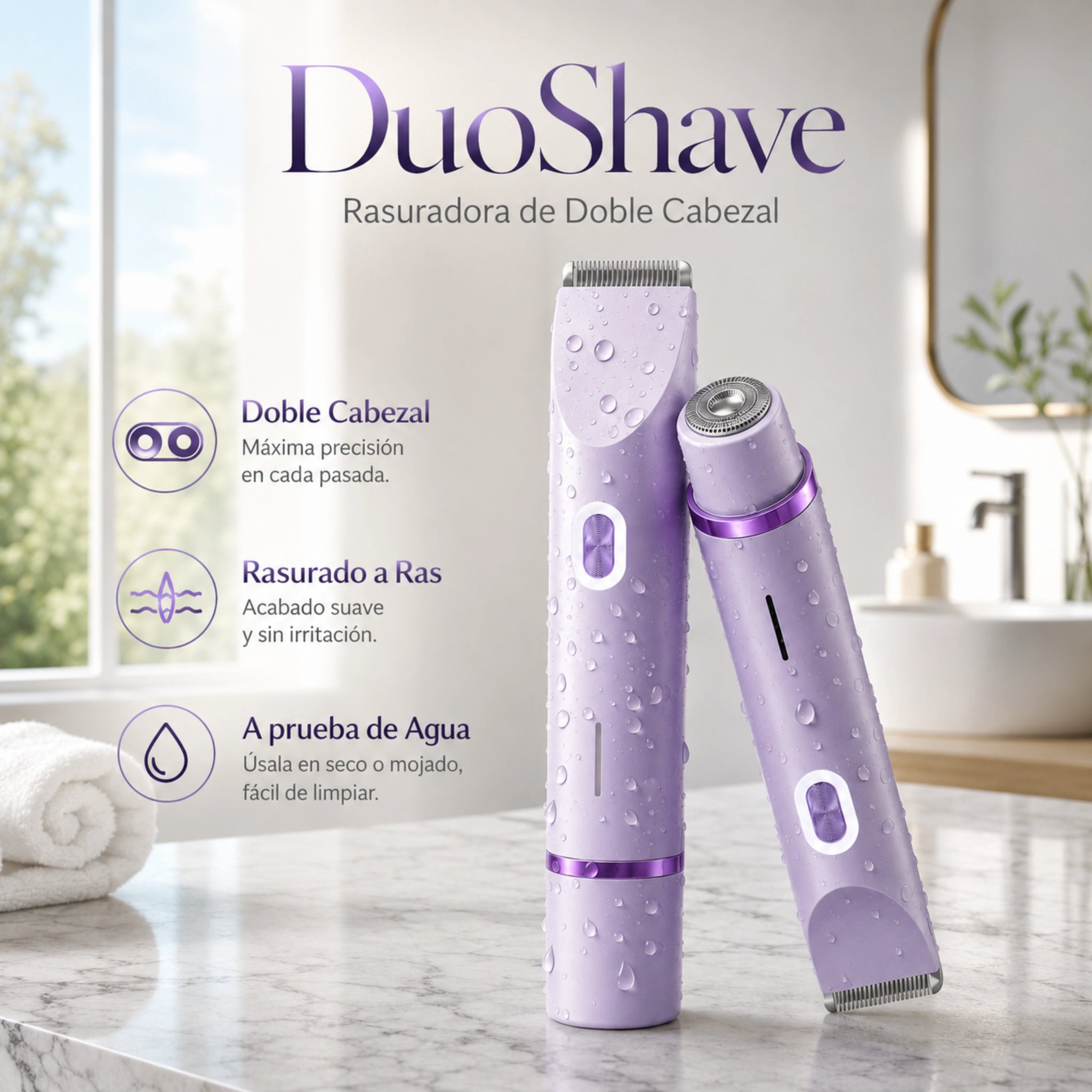 DuoShave | Maquina Rasuradora Corporal 2 en 1