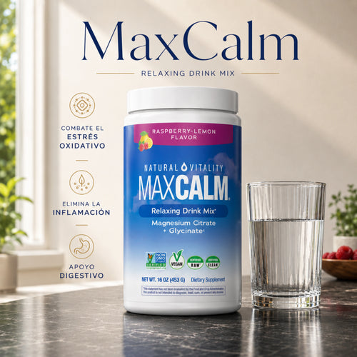 MaxCalm | Suplemento Citrato + Glicinato de Magnesio