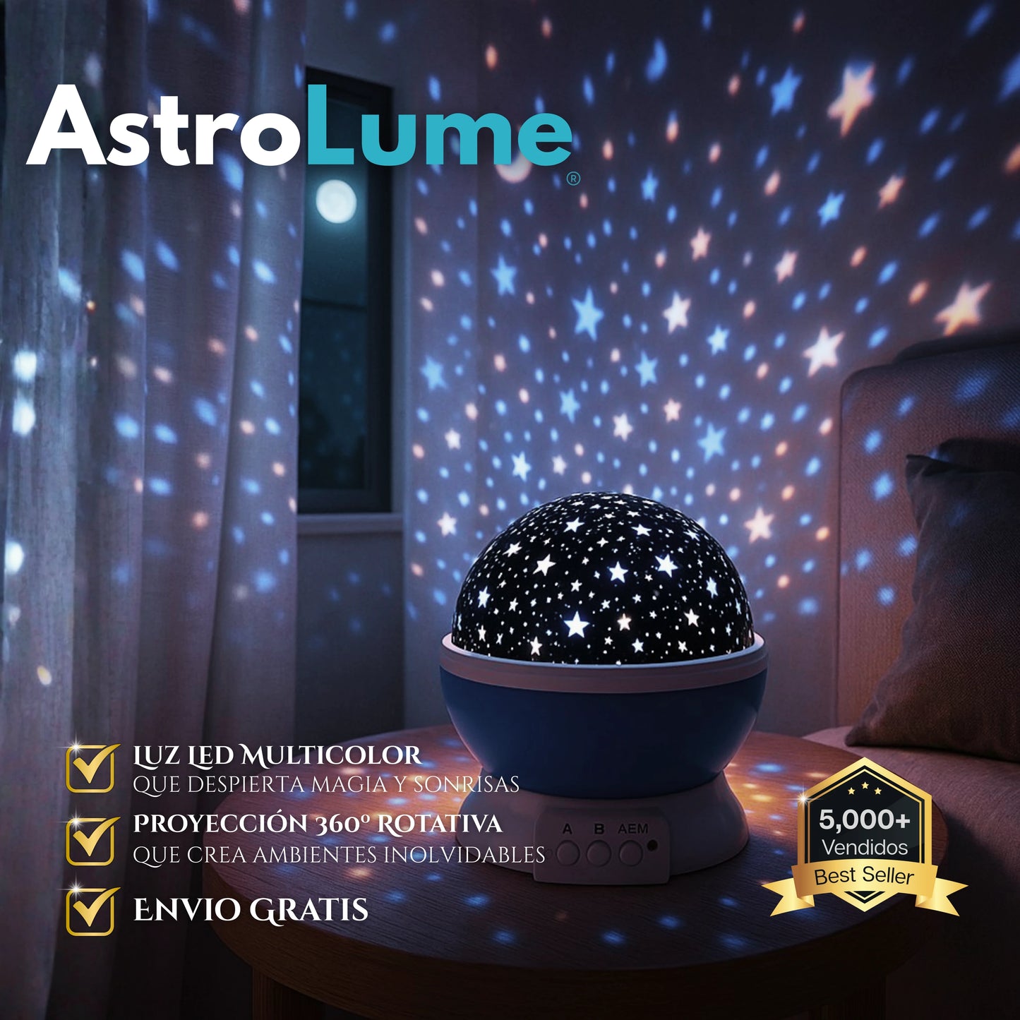 Astrolume | Proyector de Estrellas en Movimiento