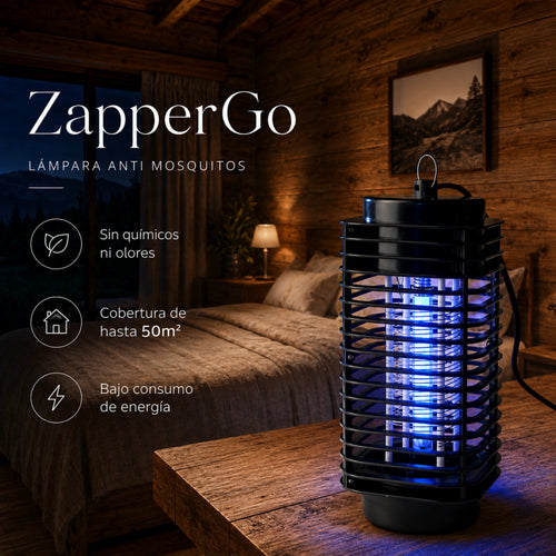 ZapperGo | Lampara Eléctrica Anti Mosquitos