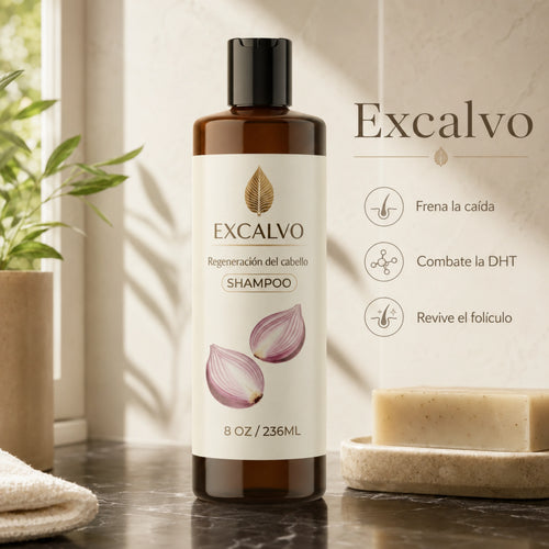 Excalvo Shampoo Anticaída con Bloqueador de DHT