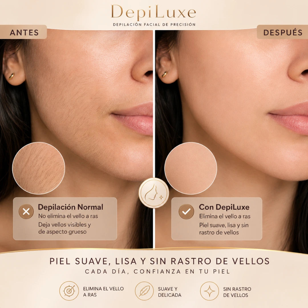 DepiLuxe | Depiladora Facial Electrica