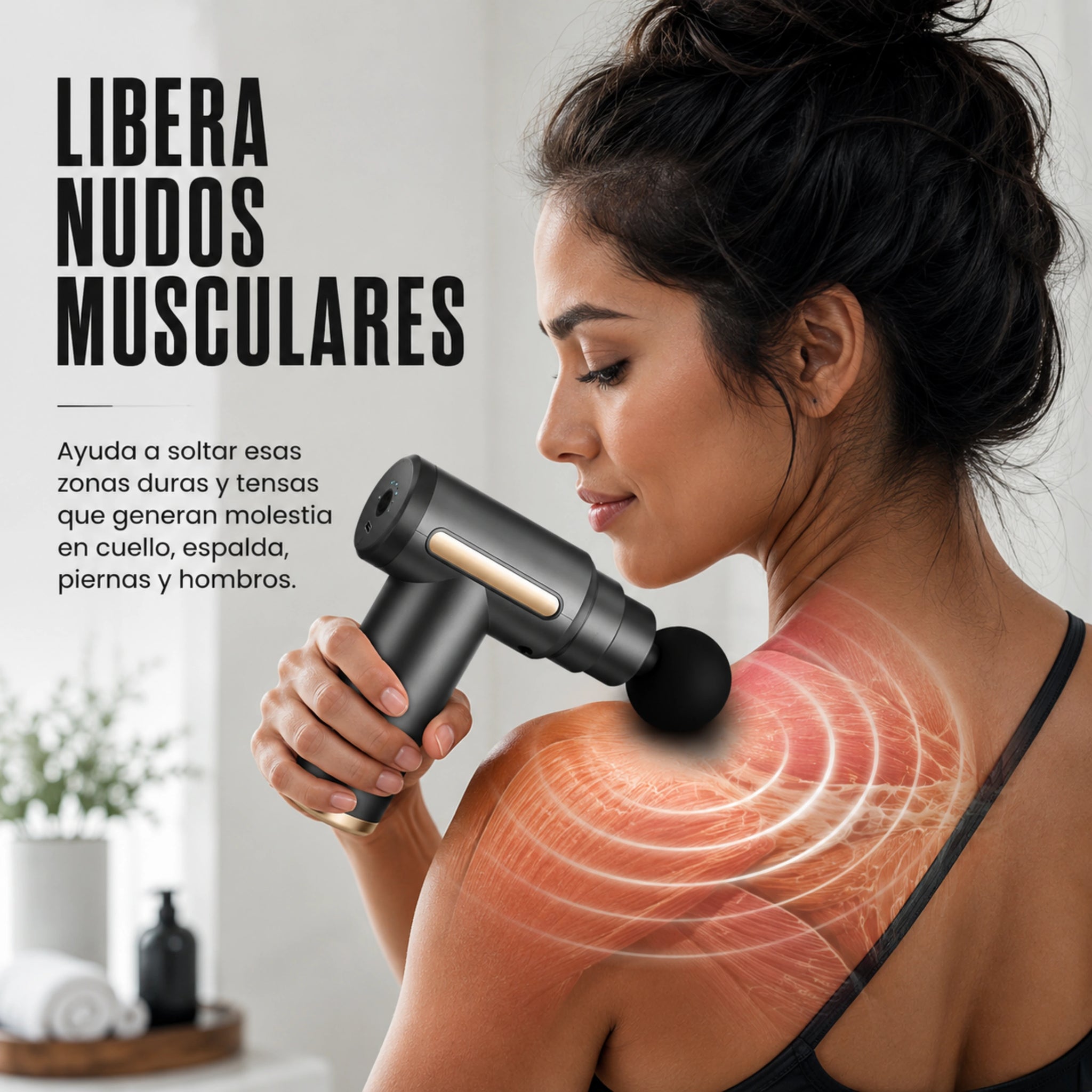 PowerMass | Pistola Masajeadora Muscular