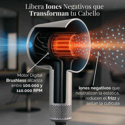 Aeris | Secador de Cabello De Alta Velocidad