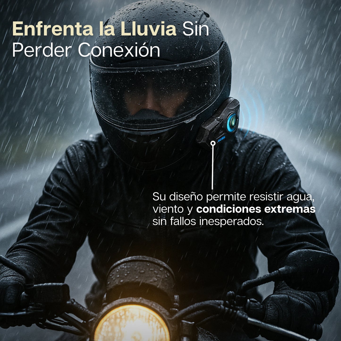 bikecom | Bluetooth para Casco con Antirruido Inteligente