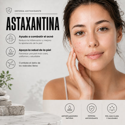 Astaxantina | Suplemento Antienvejecimiento Natural