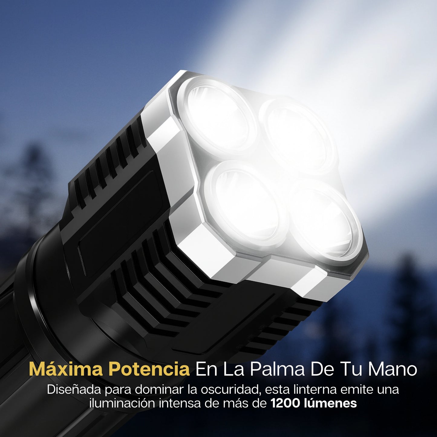 BeamX | Linterna Multifuncional Profesional