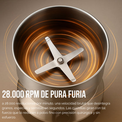Pulverify |  Molinillo Electrico de Alta Potencia Para Granos