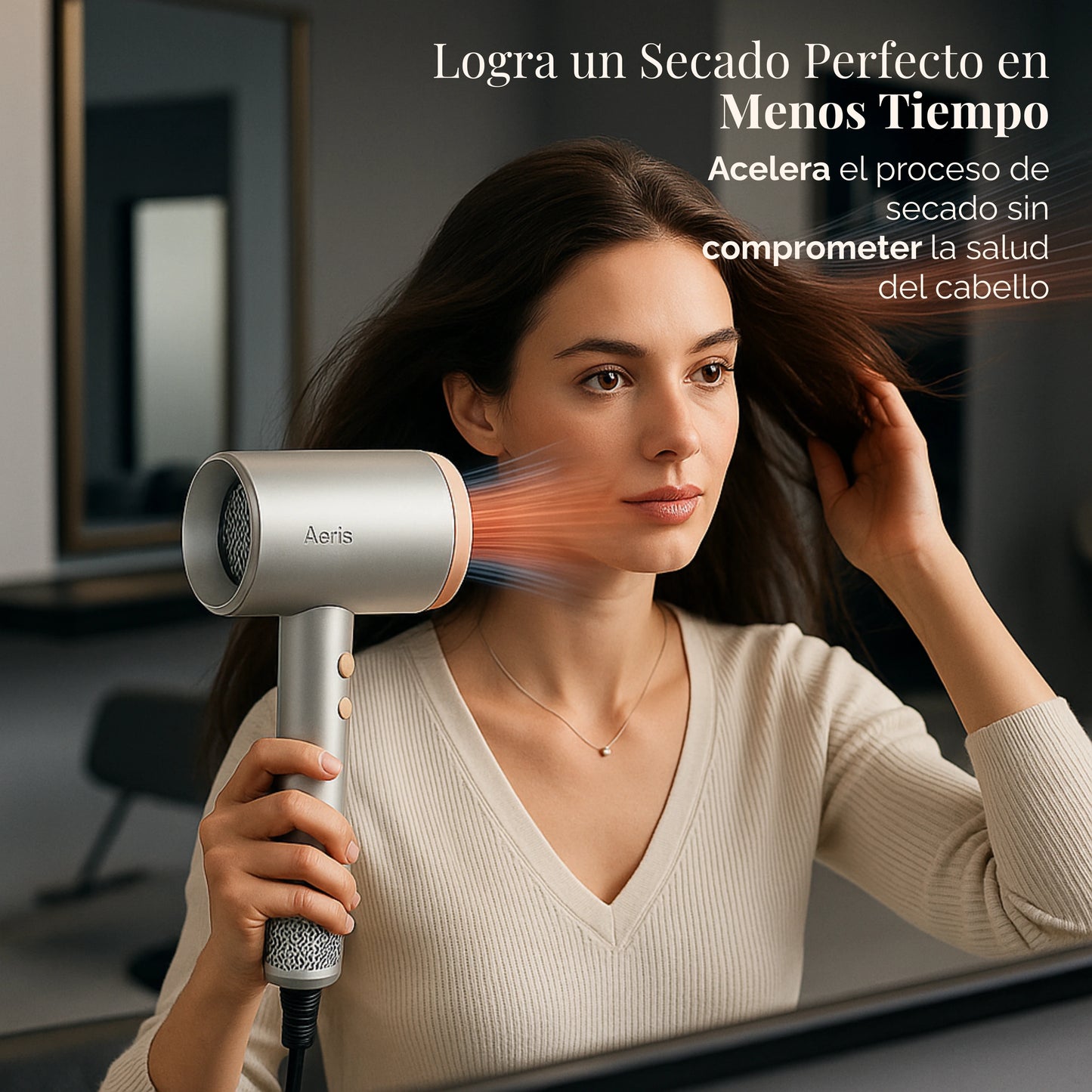 Aeris | Secador de Cabello De Alta Velocidad