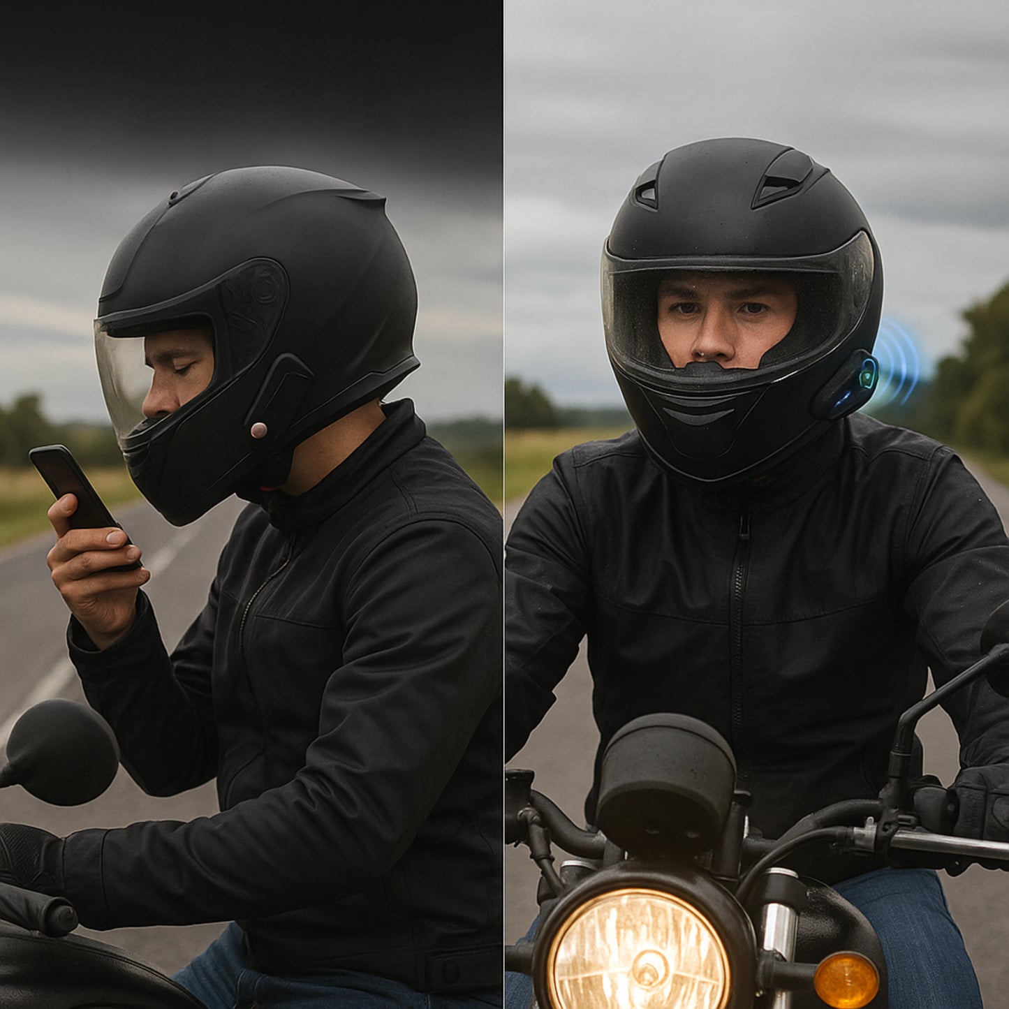 bikecom | Bluetooth para Casco con Antirruido Inteligente