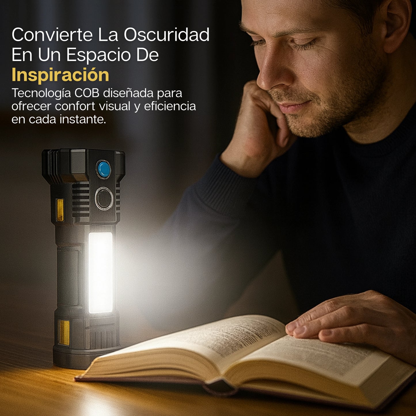 BeamX | Linterna Multifuncional Profesional