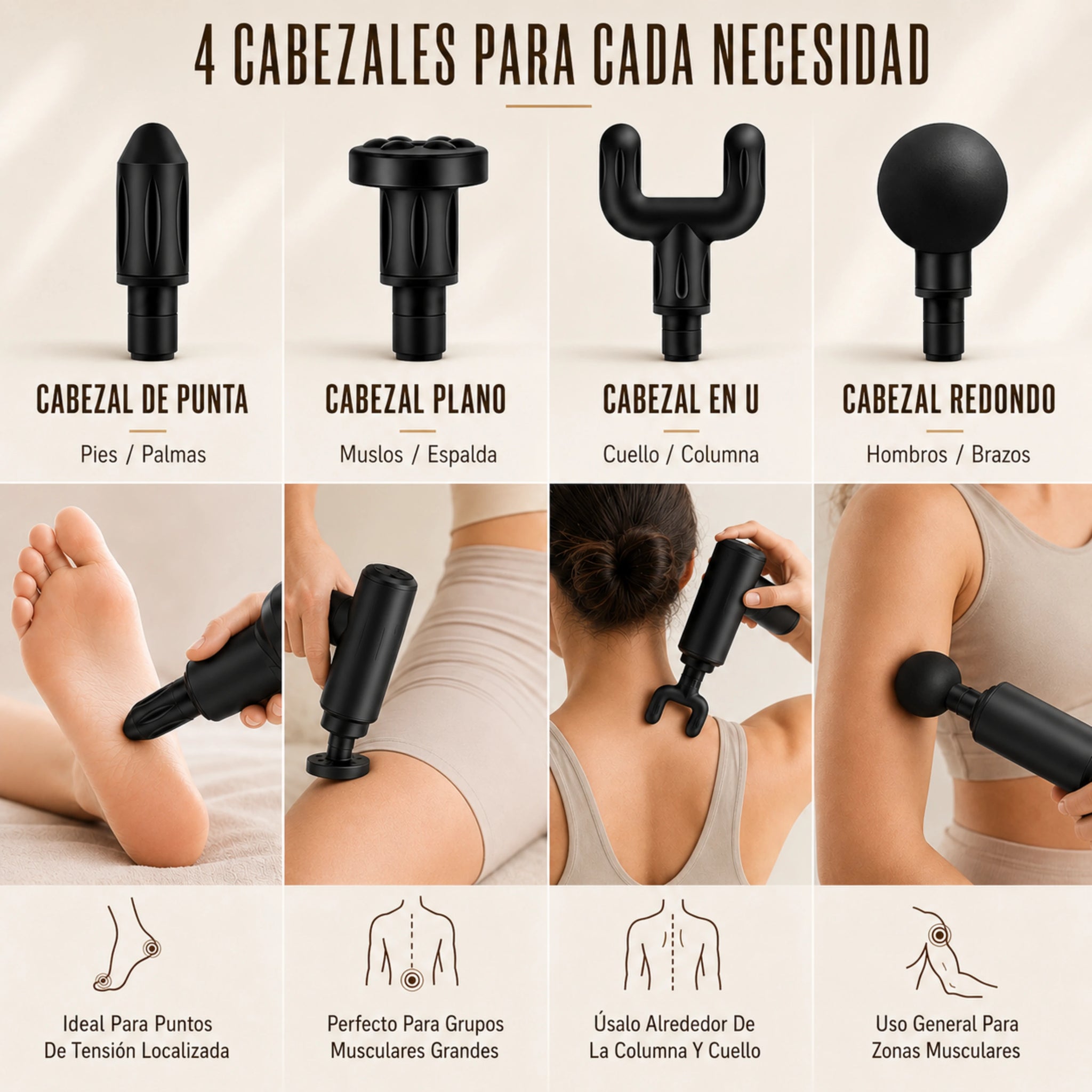 PowerMass | Pistola Masajeadora Muscular