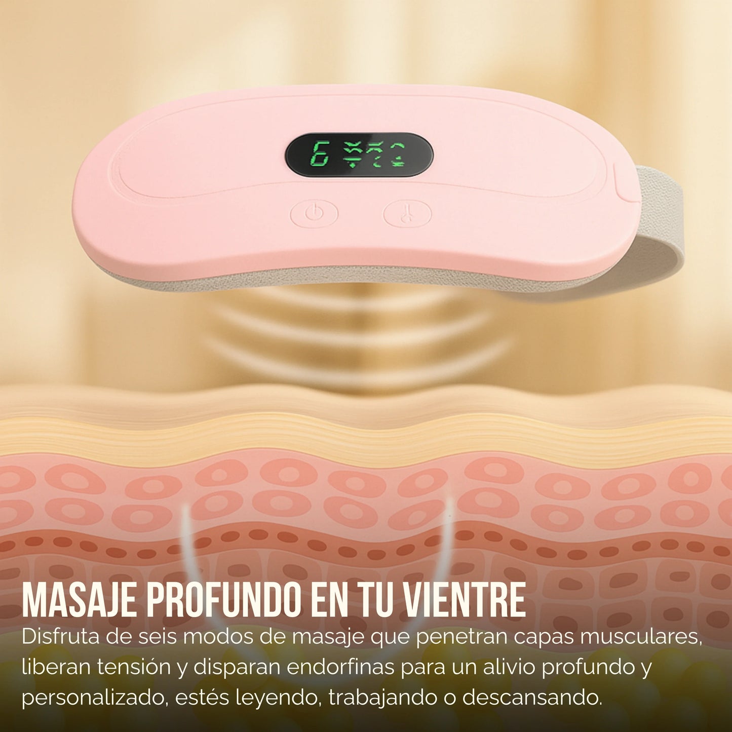 Serenity | Cinturón abdominal de masaje y calefacción menstrual