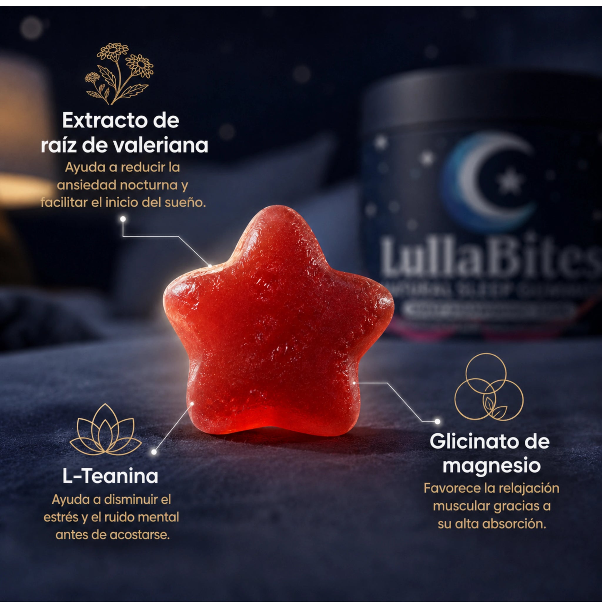 LullaBites | Gomitas Para Dormir