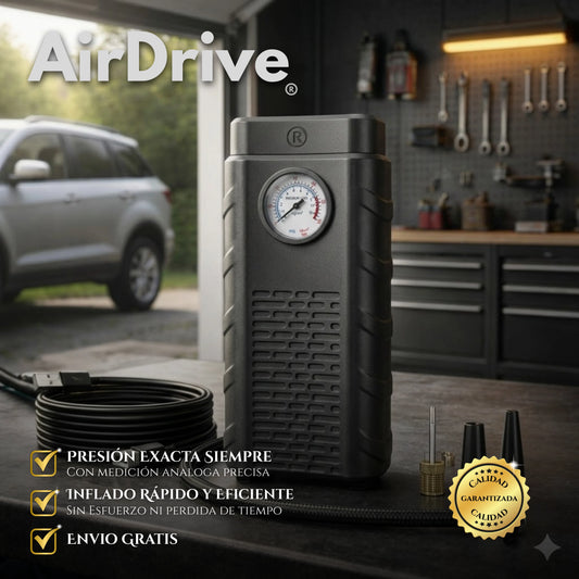 AirDrive | Mini Compresor de Aire Portátil de Alta Presión