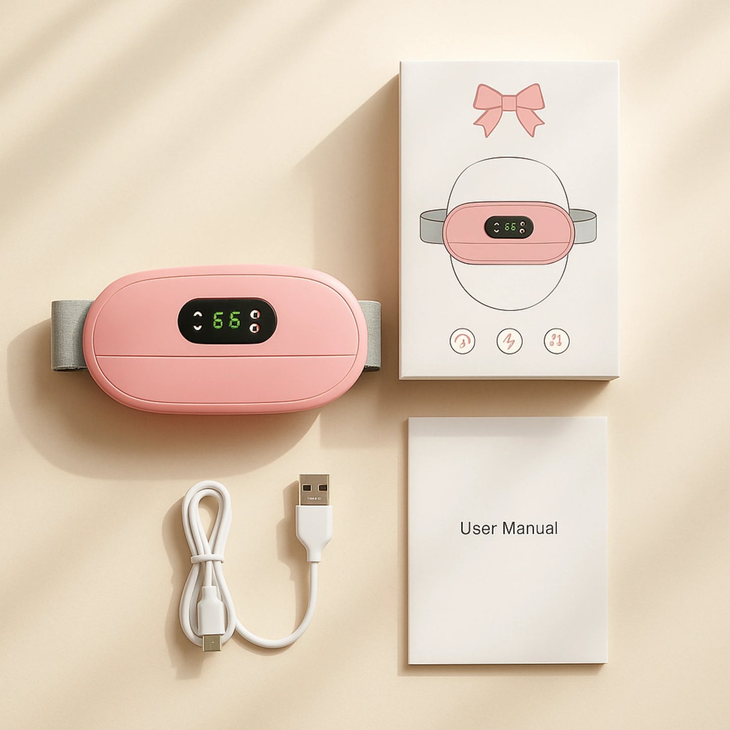 Serenity | Cinturón abdominal de masaje y calefacción menstrual