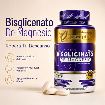 Bisglicinato De Magnesio 100CAP