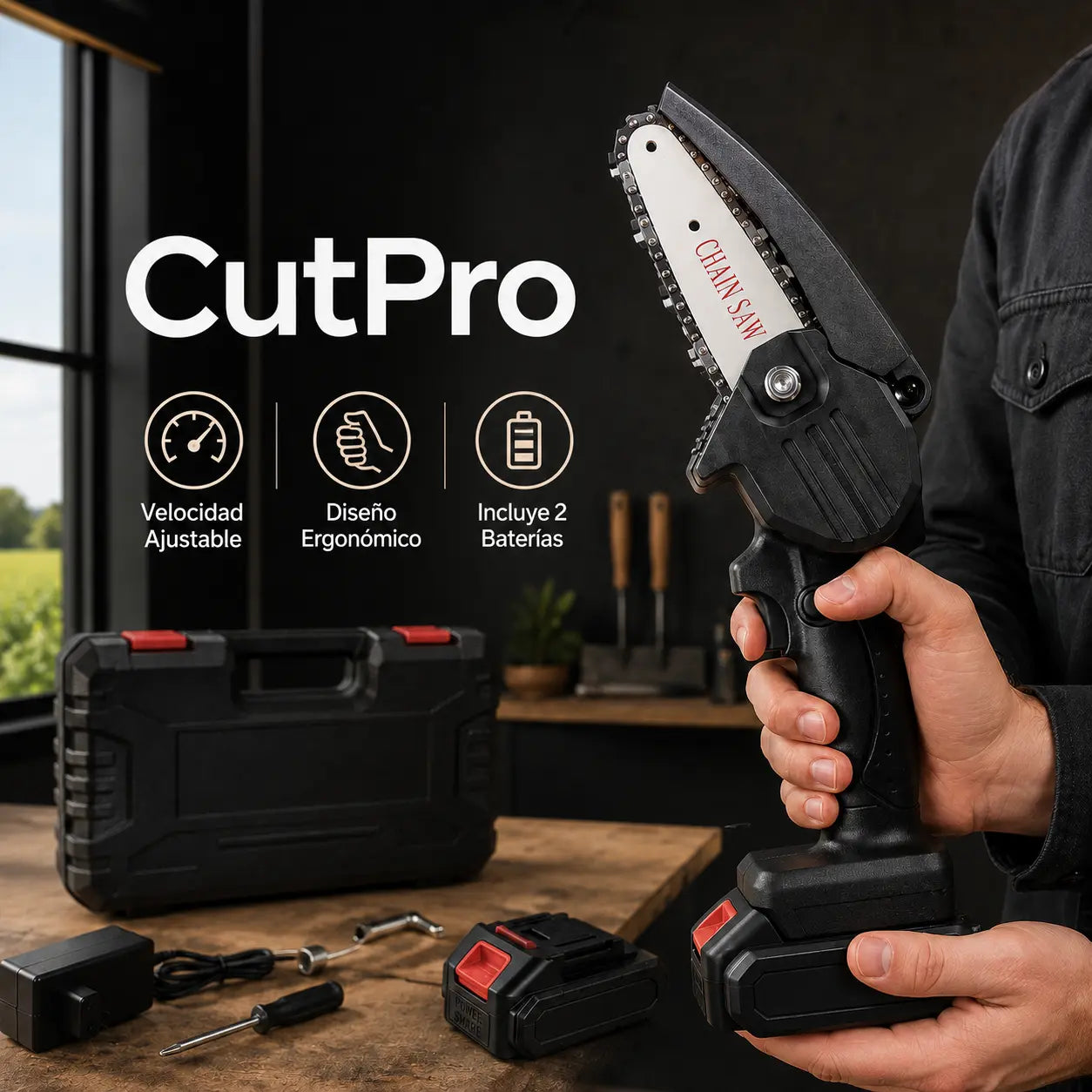 CutPro | Mini Motosierra Electrica