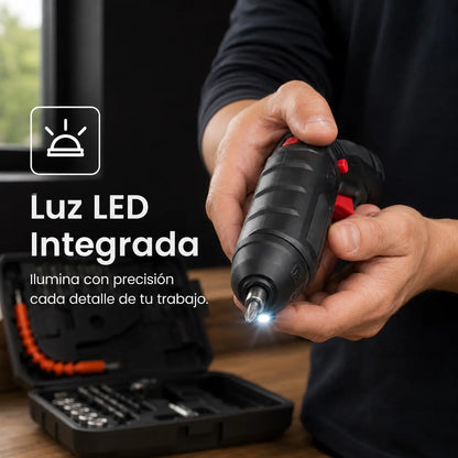 FixPack | Destornillador Eléctrico - 47 piezas Extra